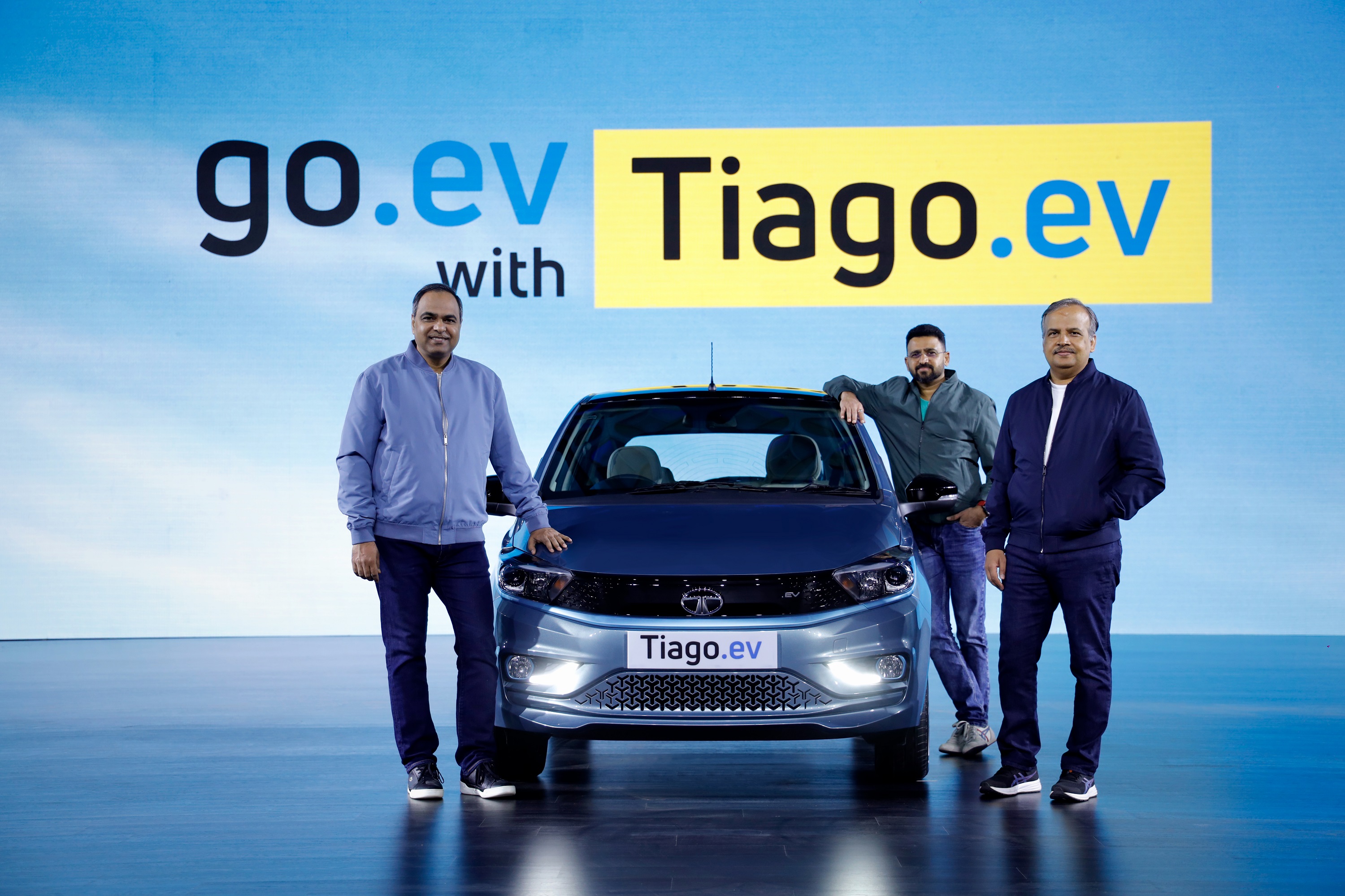 Get ready to Go.ev with Tiago.ev!  Tata Motors launches its first electric hatch with segment-first, premium features   Price starts at 8.49 Lakh
